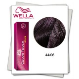 Vopsea Demi-permanenta - Wella Professionals Color Touch Plus nuanta 44/06 violet saten mediu intens